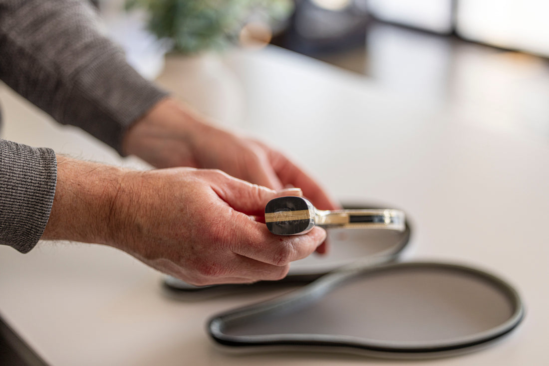 how to unwrap AirBlades ping-pong paddle packaging