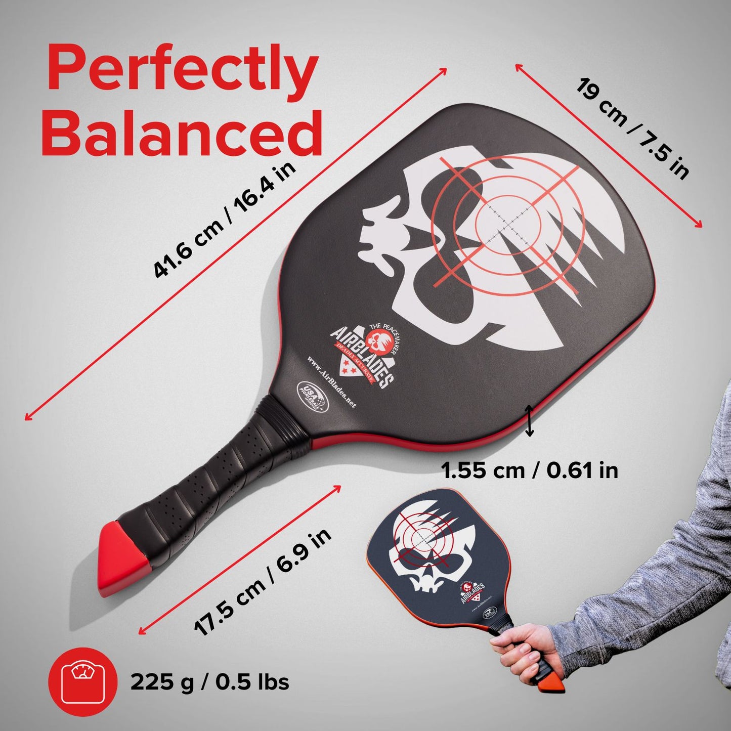 The Peacemaker Pickleball Paddle