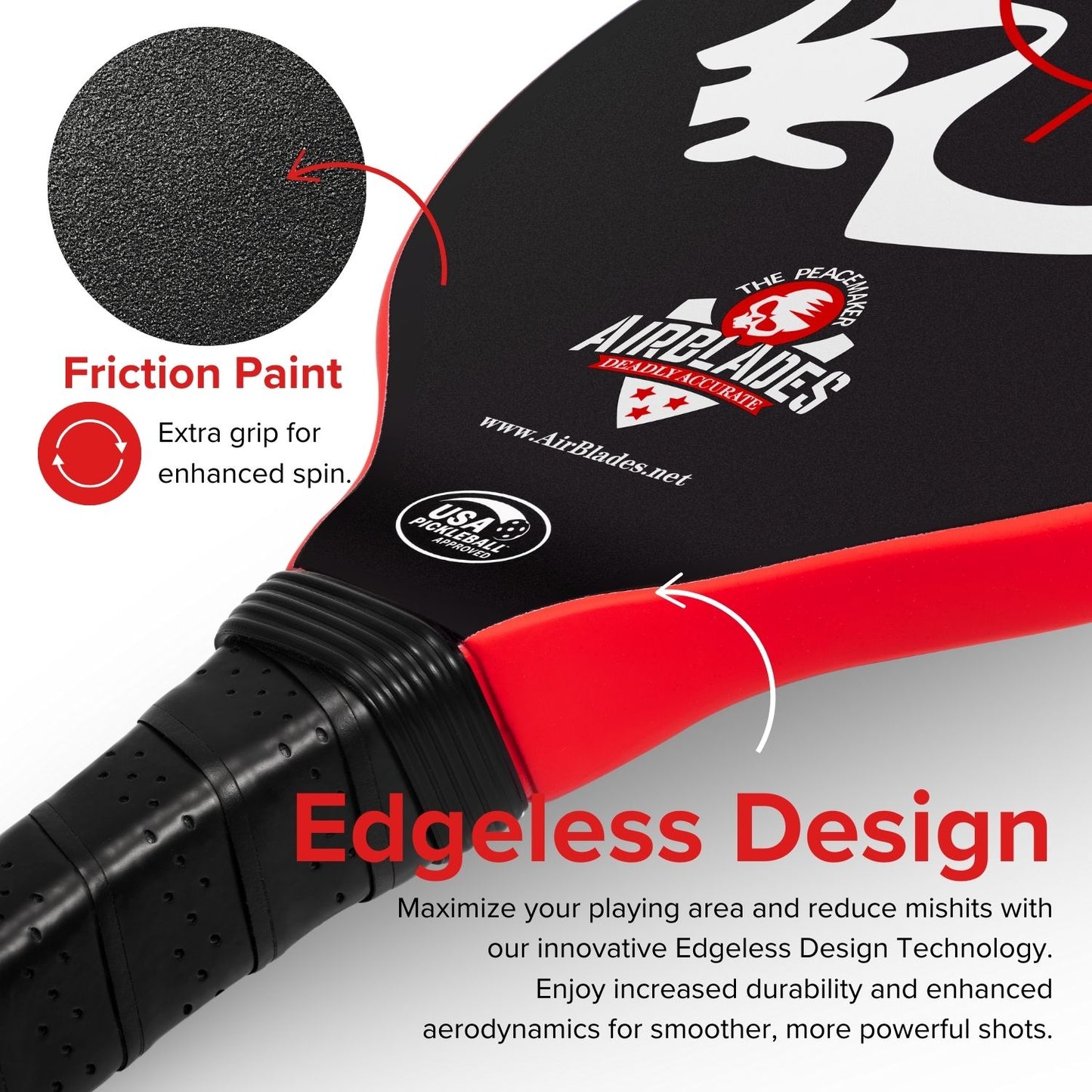 The Peacemaker Pickleball Paddle