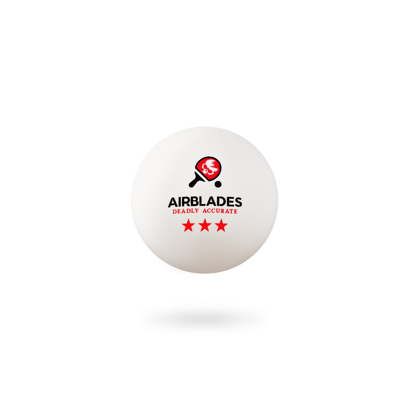 AirBlades 3 Star Ping Pong Balls | High Performance, Table Tennis Balls for Tournament Play & Training | Advanced ABS Plastic | Regulation Standard Ping Pong Balls - 10 Pack