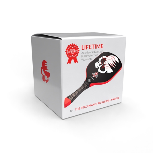 Lifetime Accidental Damage Full Replacement Warranty for The Peacemaker Pickleball Paddle
