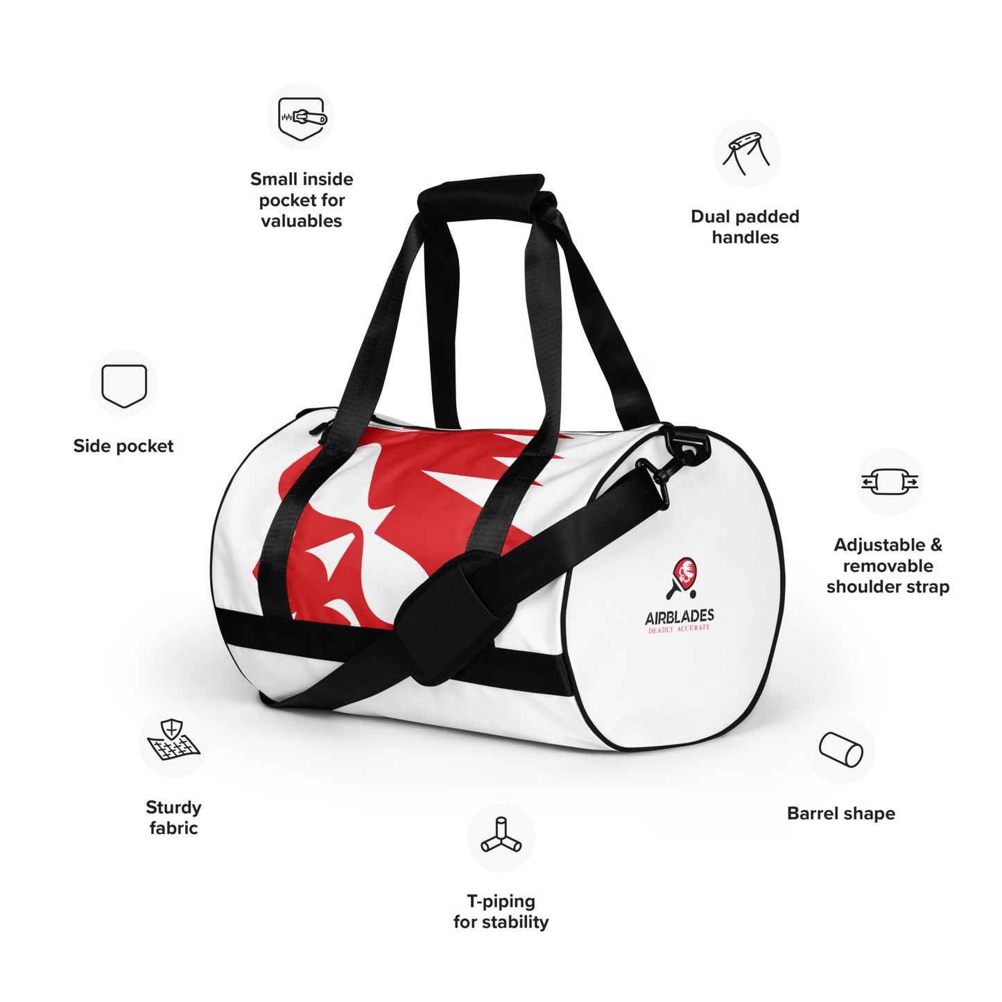 Gym Bag with AirBlades Logo