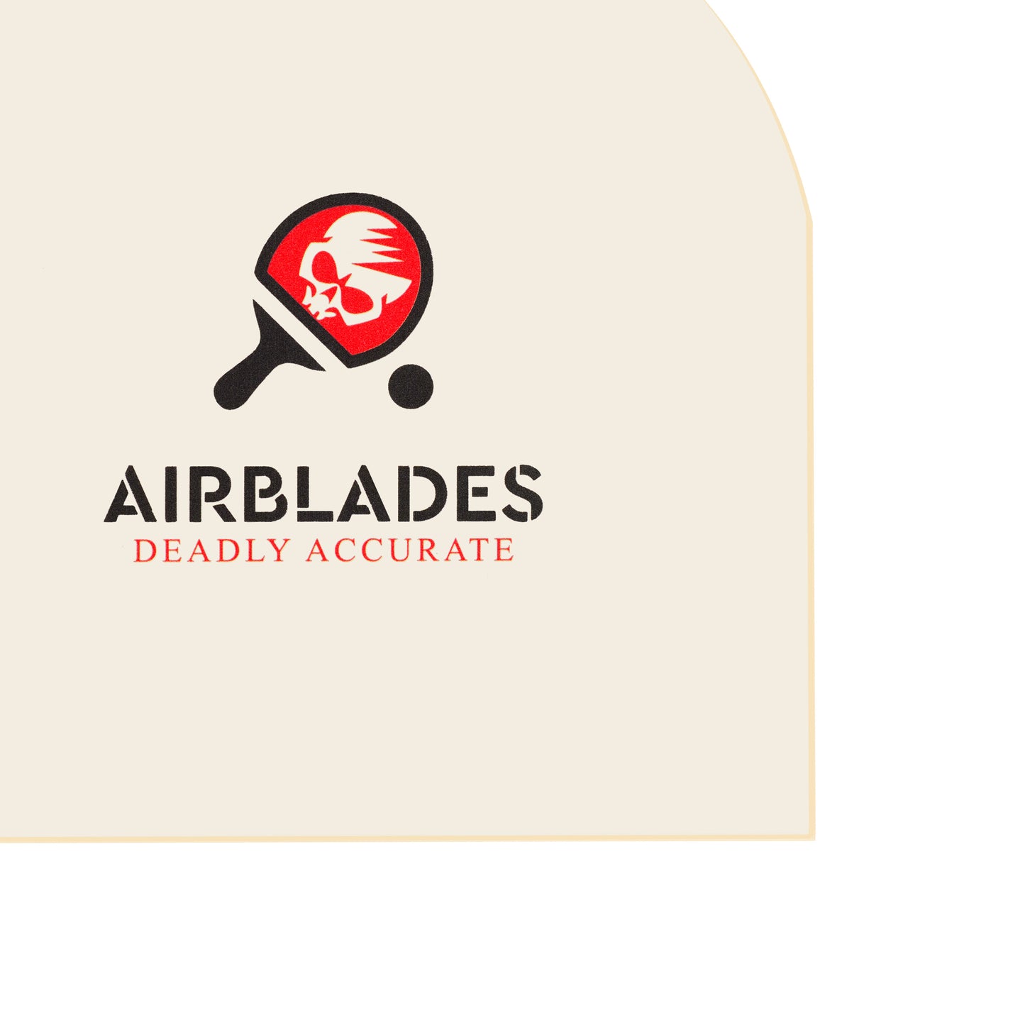 Ping-Pong Paddle Replacement Rubber WITH Logo