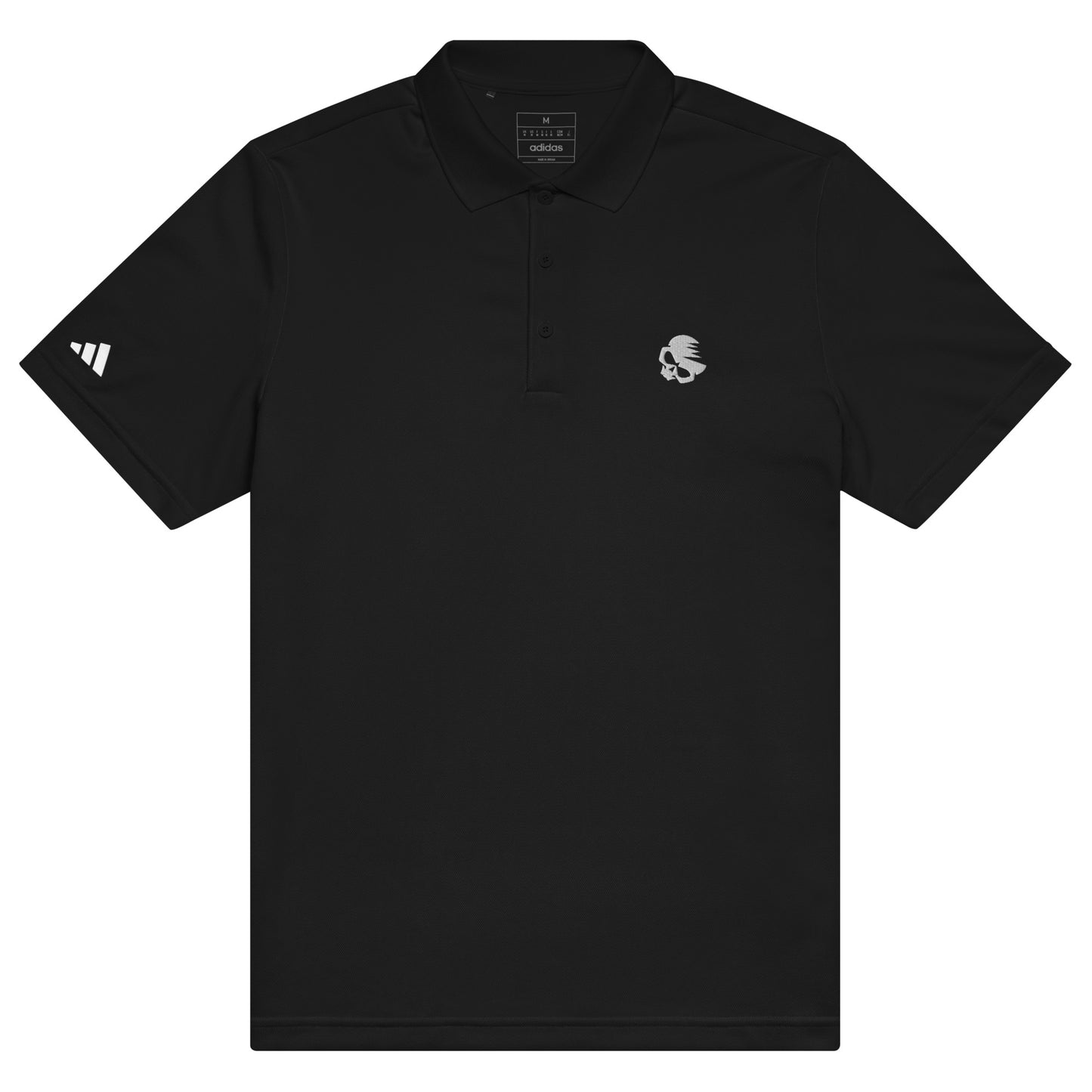 Adidas Sports Polo Shirt with AirBlades Embroidered Logo | Black