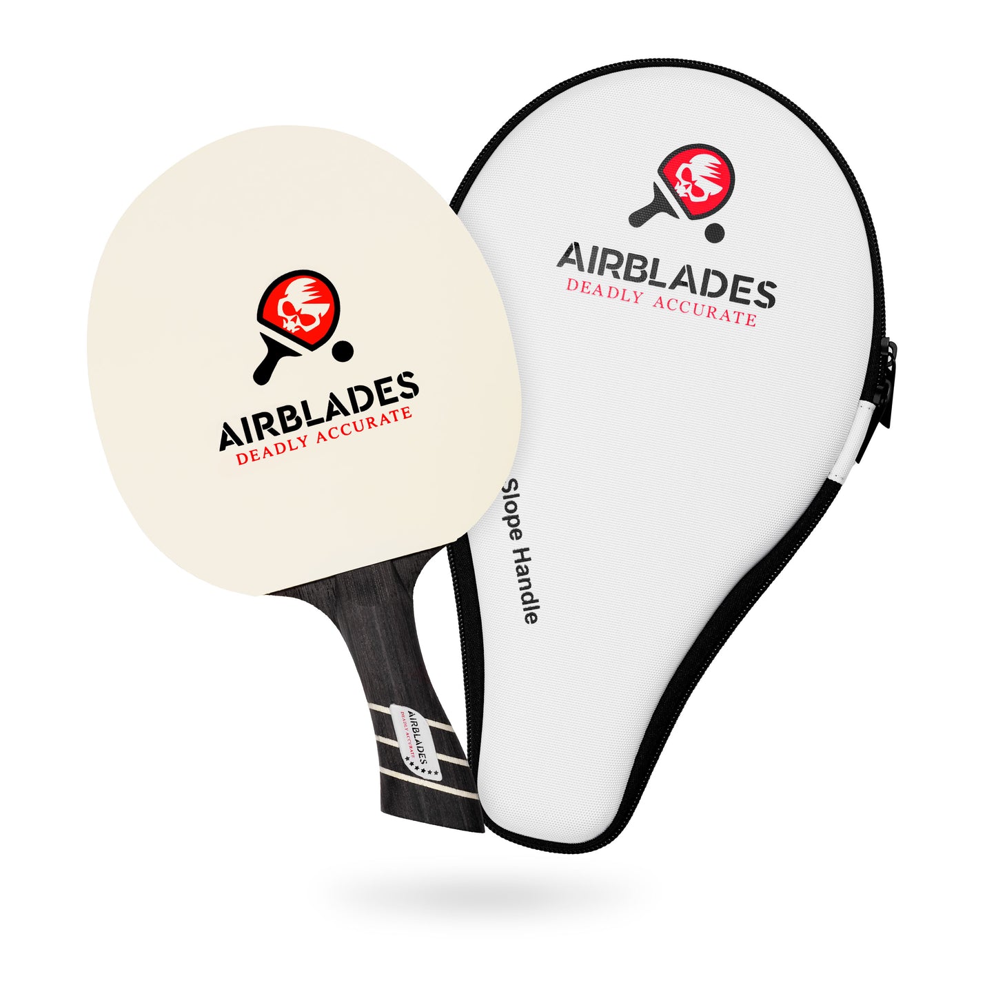 AB-6000 Everyday 6-Star Ping Pong Paddle with Patented Slopehandle - AirBlades