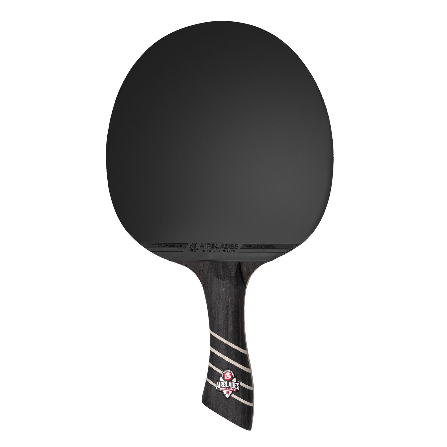 The Peacemaker - ALC Professional Ping Pong Paddle. Table Tennis Racket with Hard Carry Case & Ergonomic Handle, 7 Ply Blades of Wood with Carbon Fiber Inner Blades
