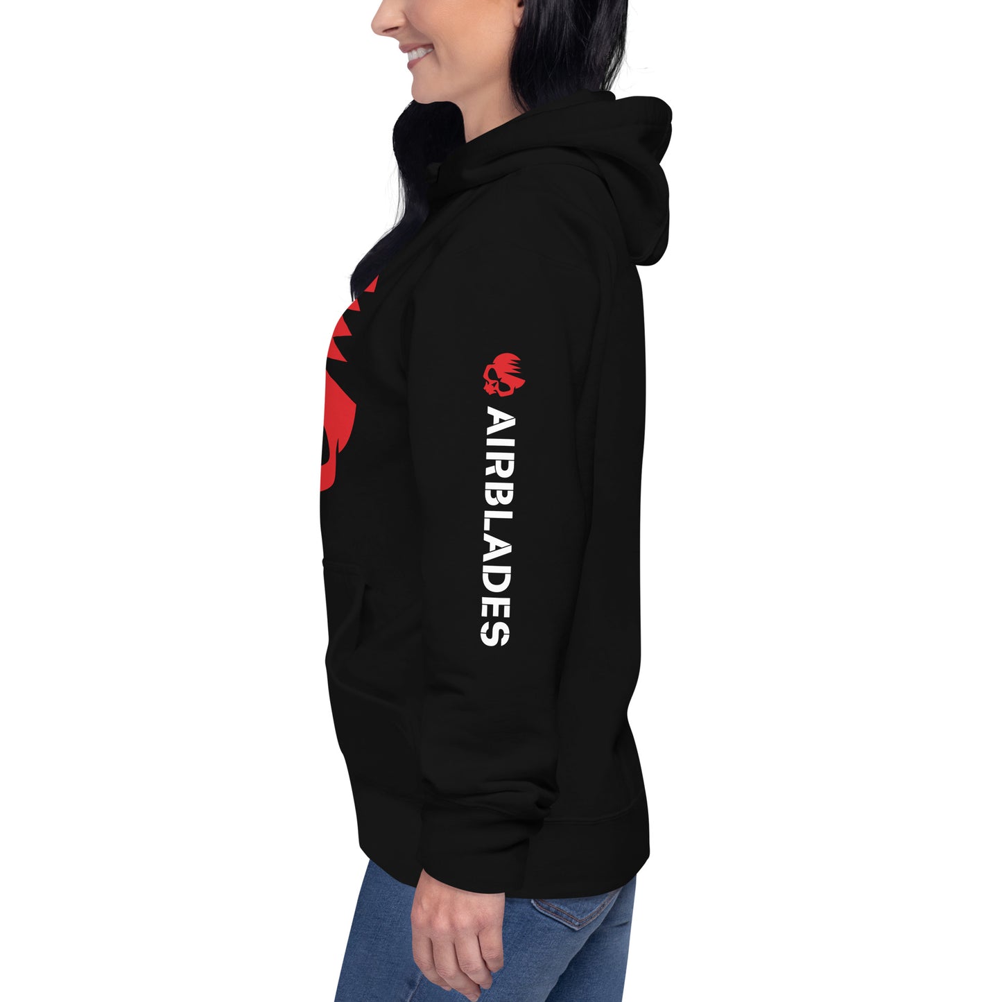 Unisex Hoodie with Airblades Skull Logo