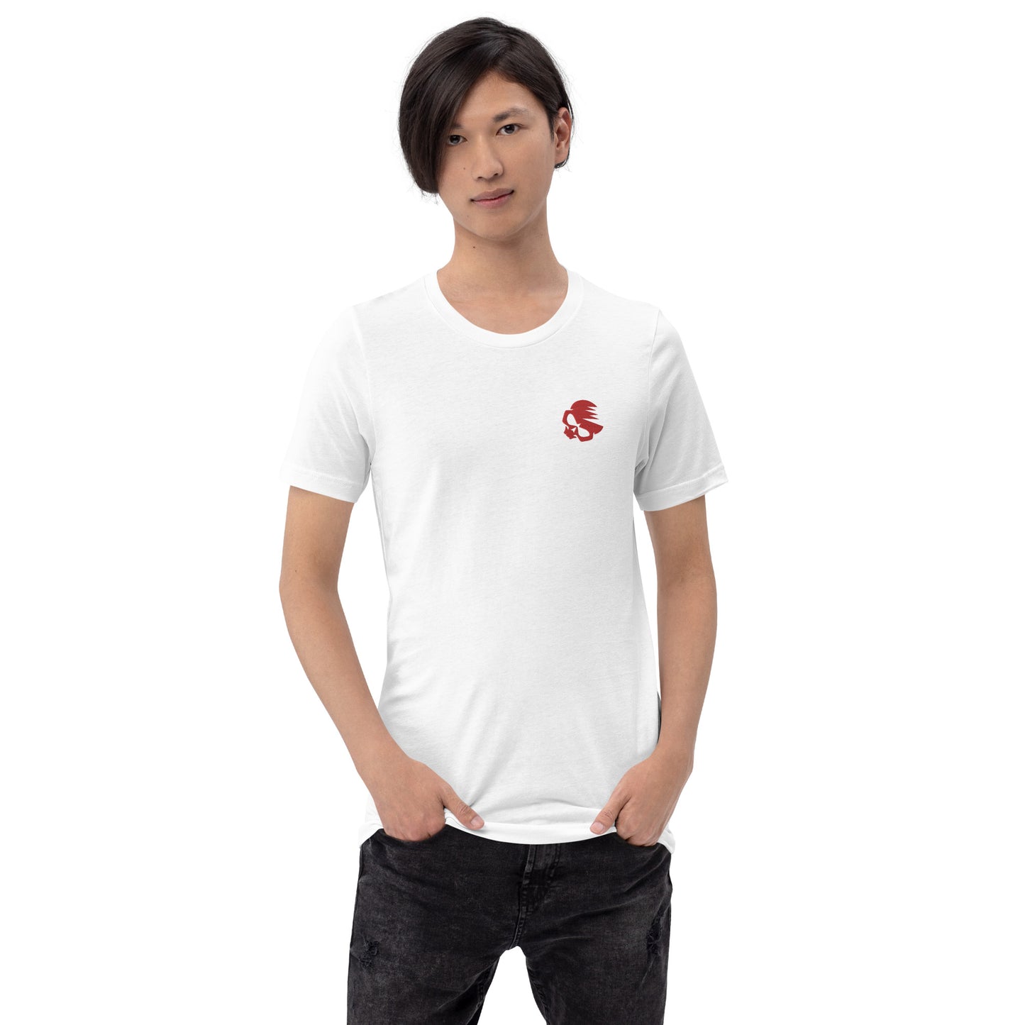 Unisex T-Shirt with Embroidered AirBlades Skull Logo